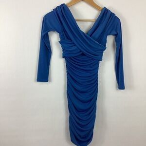Abercrombie & Fitch Petite Ruched Criss Cross Dress Size XS NWT